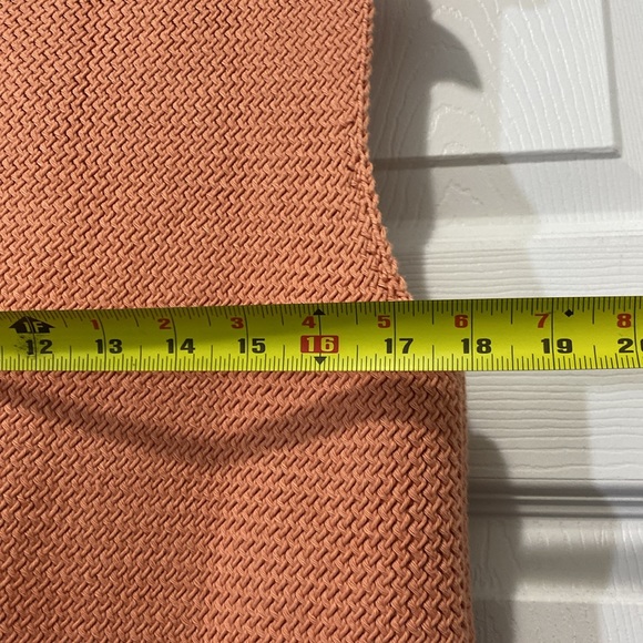 Cos racked stitch knitted vest in orange size M - Picture 10 of 10